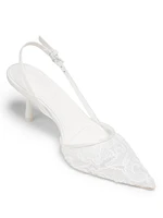 Dylan Lace Slingback Pumps