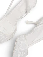 Dylan Lace Slingback Pumps