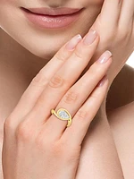 14K Yellow Gold & 2.07 TCW Pear-Cut Lab-Grown Diamond Ring