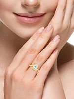 14K Yellow Gold & 1.11 TCW Round Brilliant Lab-Grown Diamond Ring