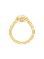 14K Yellow Gold & 1.11 TCW Round Brilliant Lab-Grown Diamond Ring