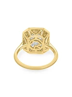 14K Yellow Gold & TCW Lab-Grown Diamond Ring