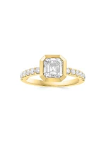 14K Yellow Gold & 1.96 TCW Lab-Grown Diamond Ring