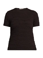 Textured Knit T-Shirt