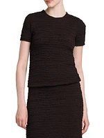 Textured Knit T-Shirt