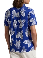 Custom-Slim-Fit Monstera Spa Terry Polo Shirt