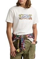Logo Embroidered Jersey T-Shirt