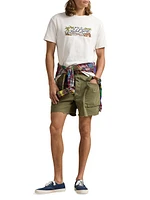 Logo Embroidered Jersey T-Shirt