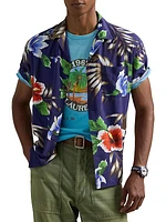 Classic Fit Tropical Camp Shirt