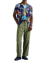 Classic Fit Tropical Camp Shirt