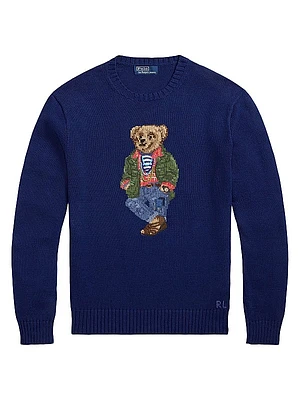 Polo Bear Cotton Sweater
