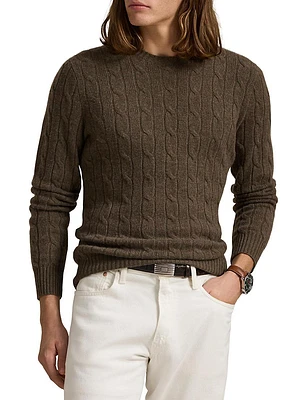 The Iconic Cable-Knit Cashmere Sweater