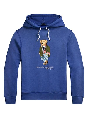 Polo Bear Garment-Dyed Fleece Hoodie