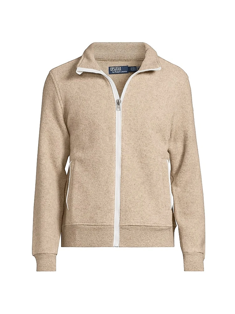 Performance Wool-Blend-Fleece Jacket