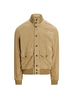 Suede Bomber Jacket