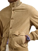 Suede Bomber Jacket