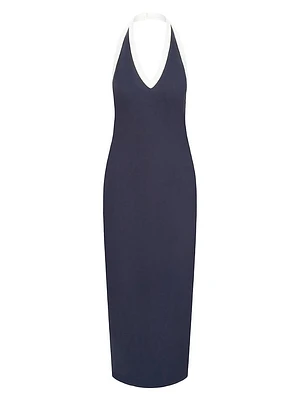 Naomi Halterneck Maxi Dress