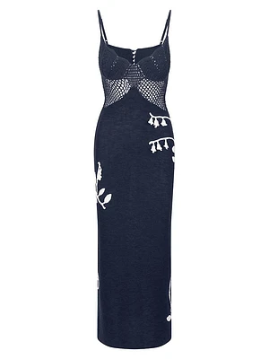 Tara Crochet Knit Maxi Dress