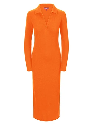 Sienna Knit Polo Maxi Dress