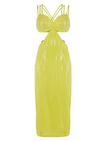 Sequined Strappy Midi-Dress