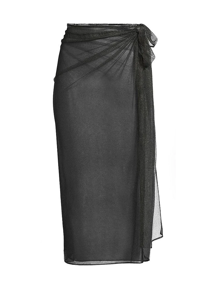 Metallic Mesh Sarong