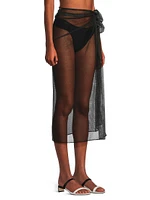 Metallic Mesh Sarong