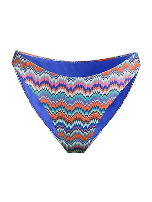 Margot Barcelona Metallic Chevron Bikini Bottom