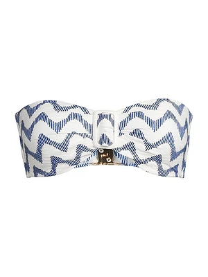 Margot Barcelona Chevron Bikini Top