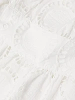 Jessie Eyelet Cotton Cover-Up Minidress