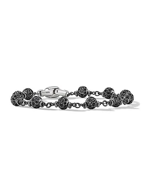 Spiritual Beads Rosary Bracelet in Sterling Silver