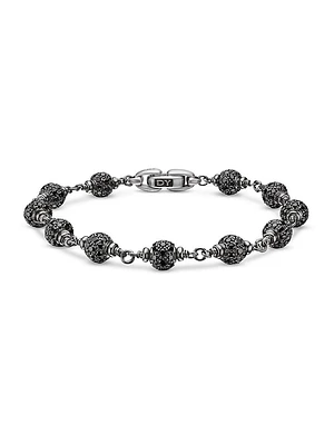 Spiritual Beads Rosary Bracelet Sterling Silver