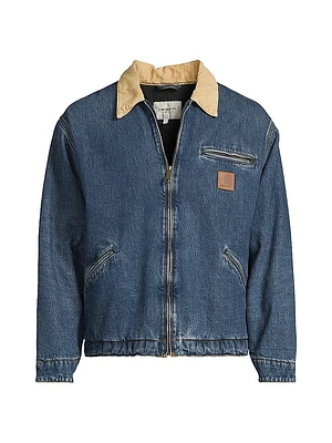 Detroit Logo Denim Jacket