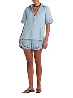 Memoir Embroidered Shorts