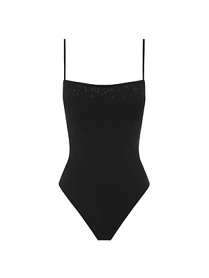 Memoir Embroidered One-Piece Swimsuit