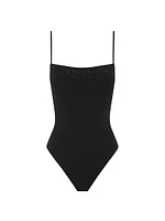 Memoir Embroidered One-Piece Swimsuit