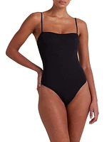 Memoir Embroidered One-Piece Swimsuit