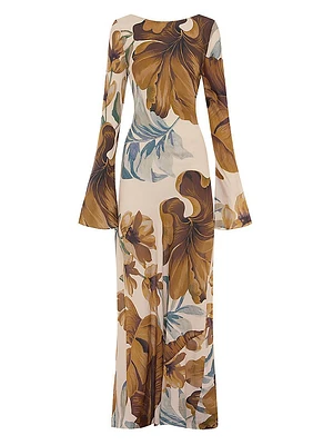 Memento Botanical Maxi Dress