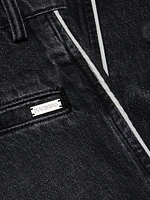 Denim Track Logo Cargo Pants