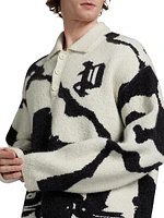 Jacquard Polo Sweater