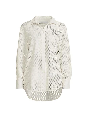 Bronte Button-Front Cover-Up Shirt