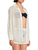 Bronte Button-Front Cover-Up Shirt