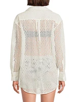 Bronte Button-Front Cover-Up Shirt