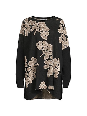 Feluca Floral Cotton-Blend Sweater