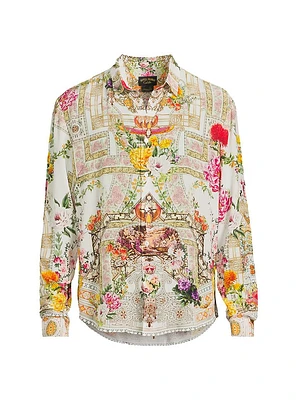 Collared Silk Shirt