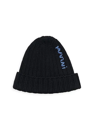 Cotton Cable-Knit Beanie