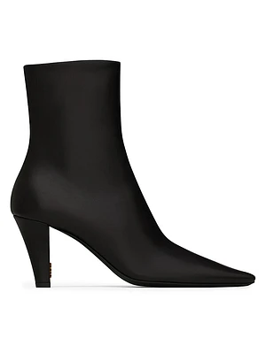 Jill Booties Smooth Leather