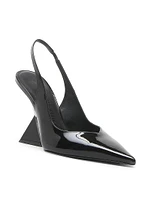 Cheope 105MM Patent Leather Slingback Pumps