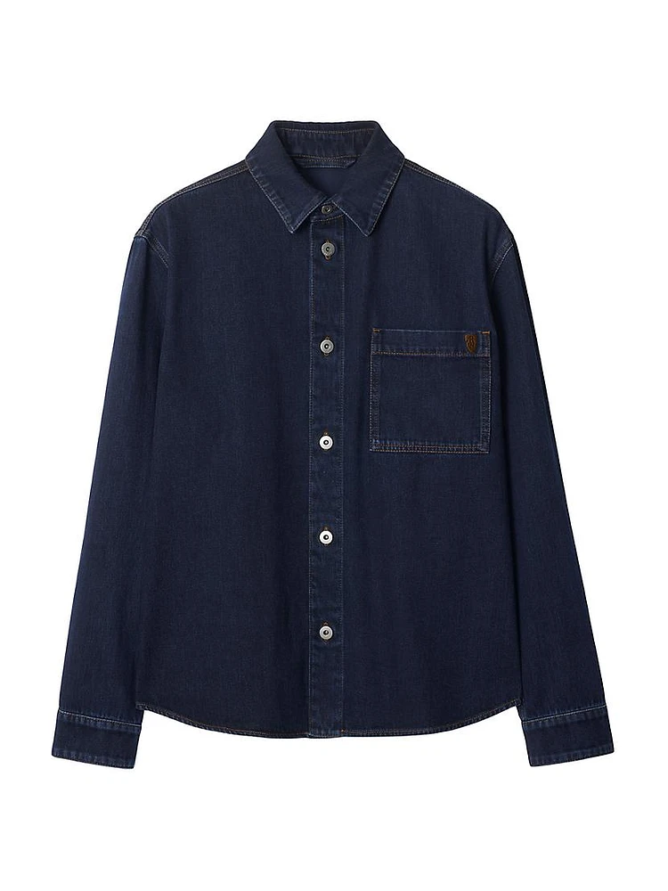 Relaxed-Fit Denim Shirt