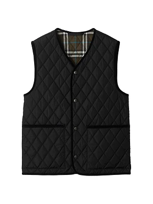 Tiverton Quilted V-Neck Vest