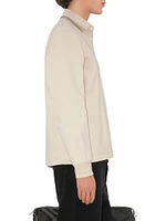 Oversized Cotton Polo Shirt